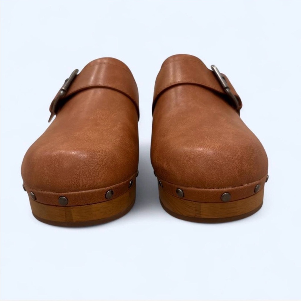 Universal Thread Brown Buckle Clogs - image 4